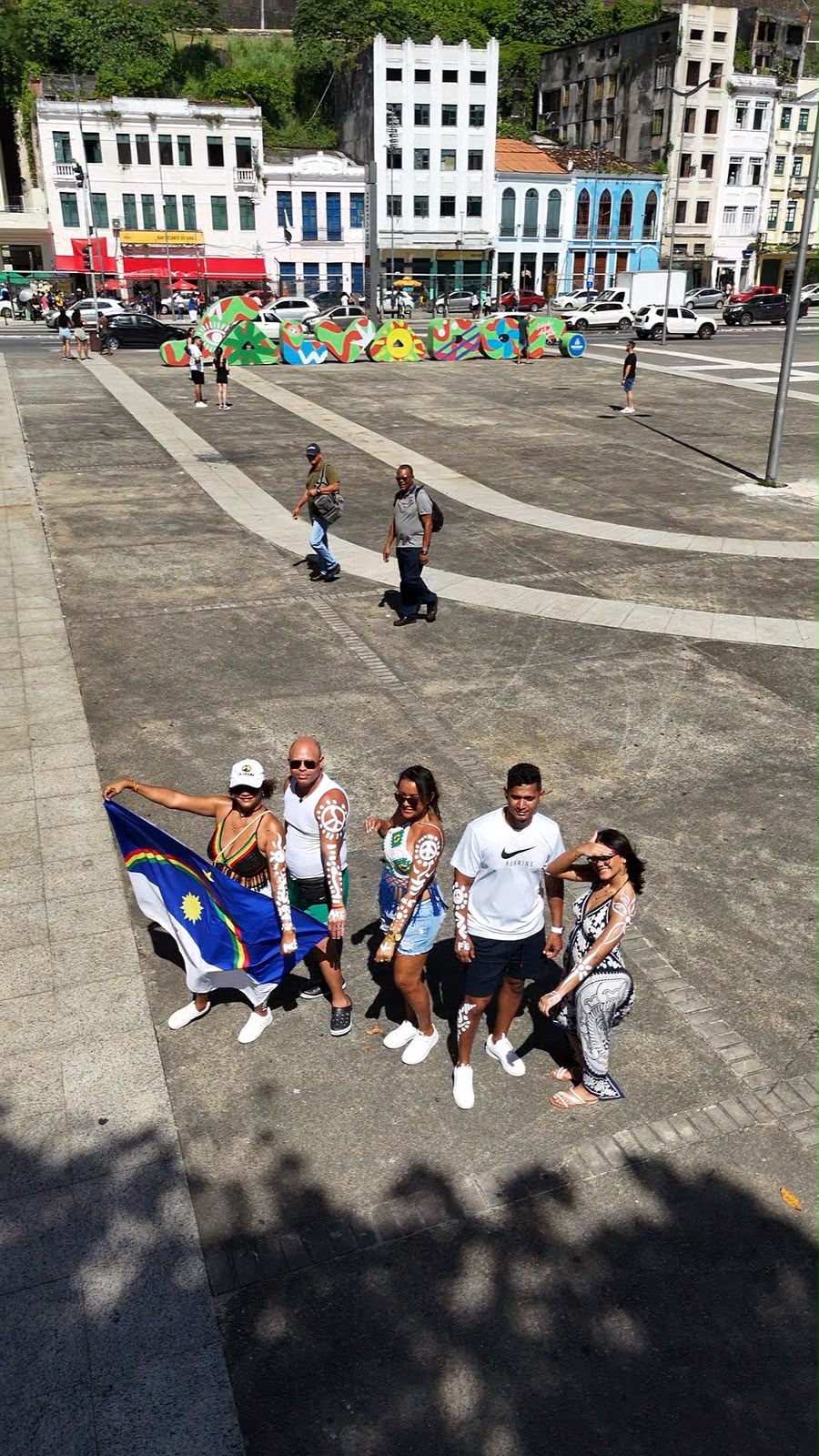 Grupo no Recife Antigo